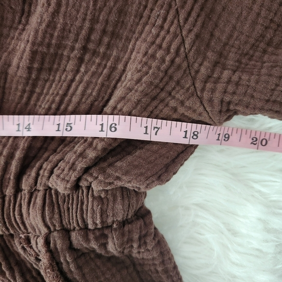 Promesa Life Story Crinkle Cotton Drawstring Jumpsuit. Size Medium. Good preowne - Picture 6 of 10